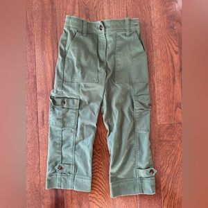 Crewcuts Olive Cargo Pants for girls, size 5